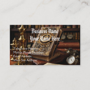 Steampunk Vintage- und viktorianisches Thema Visitenkarte
