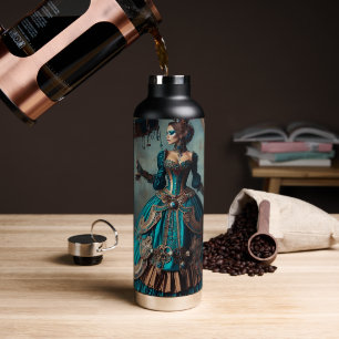 Steampunk-Vintage-Victorian-Dame-Zirkusartistin Trinkflasche