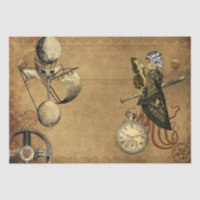 Steampunk Vintage Viktorianische Decoupage Gears