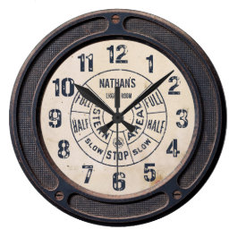 Steampunk-Vintage Wall-Uhr Große Wanduhr
