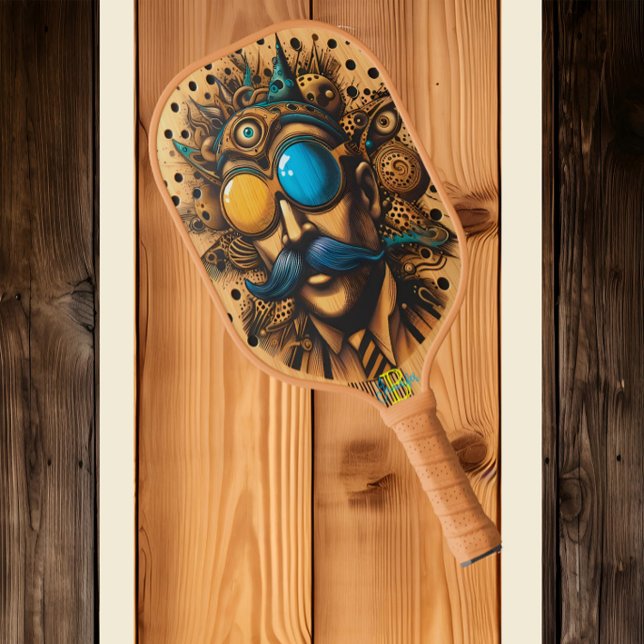 Steampunk Visionary on Pickleball Paddle (Von Creator hochgeladen)