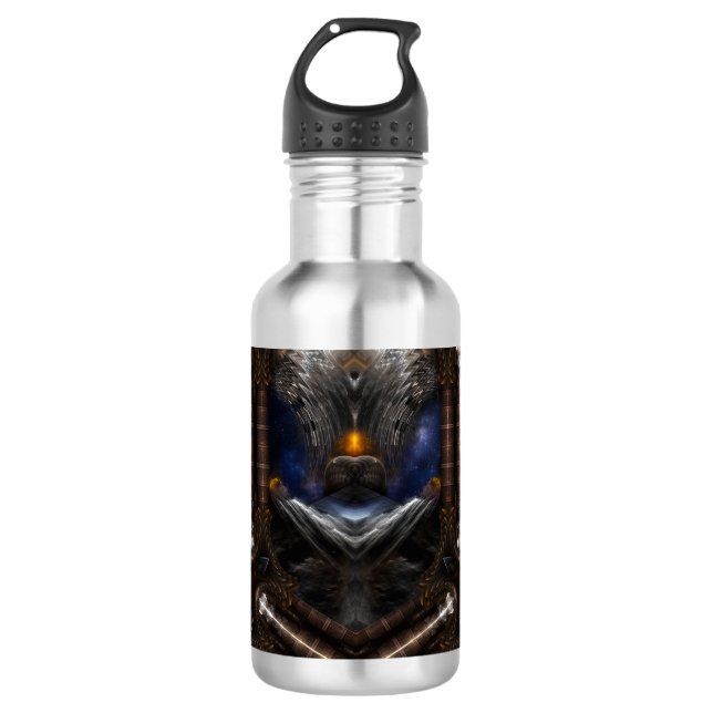 Steampunk Visions Edelstahlflasche (Vorderseite)