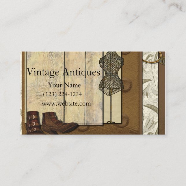 Steampunk Visitenkarte (Vorderseite)