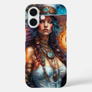 Steampunk Voodoo Queen 1 iPhone 16 Hülle