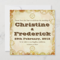 Steampunk Wedding, Ankündigung Datum freihalten
