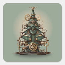 Steampunk Weihnachtsbaum Vintag Retro Style
