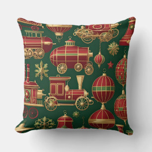 Steampunk-Weihnachtsbaumschmuck Kissen