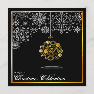 Steampunk-Weihnachtsfeier Party Einladung