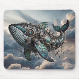 Steampunk Whale Mousepad