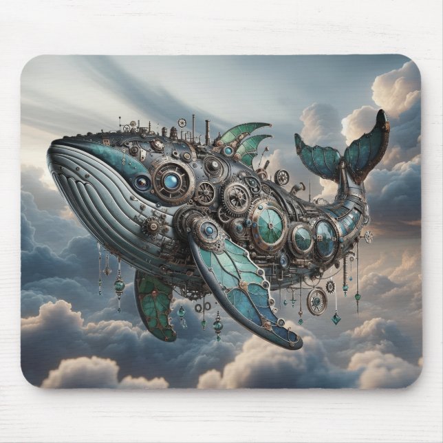 Steampunk Whale Mousepad (Vorne)