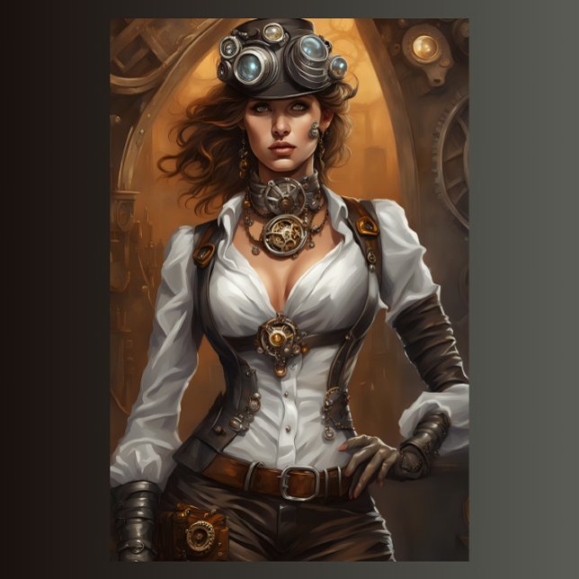 Steampunk Wild West Woman Schnitt v2 Seidenpapier (Von Creator hochgeladen)