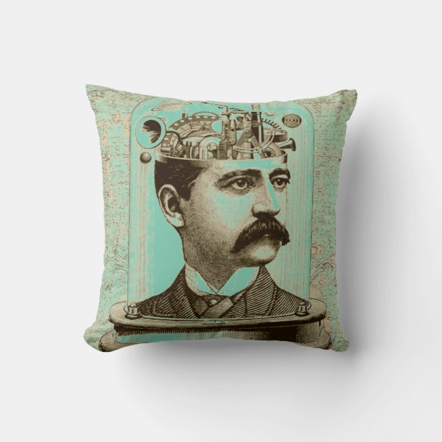 STEAMPUNK-Wohngestaltung Kissen (Vorderseite)