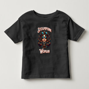 Steampunk Woman Kleinkind T-shirt