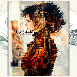 Steampunk Woman Schnitt v6 Seidenpapier