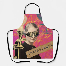 Steampunk Woman Trailblazer Pop Art Schürze