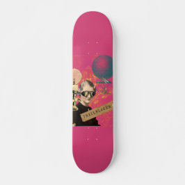 Steampunk Woman Trailblazer Pop Art Skateboard