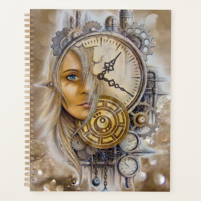 Steampunk Women in Time Planer (Vorderseite)