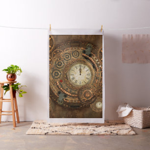 Steampunk, wunderbare Uhrwerke Stoff