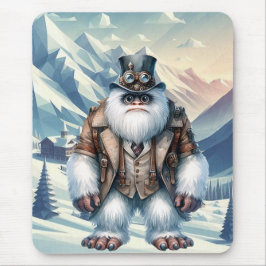 Steampunk Yeti Mousepad