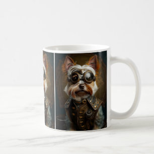 Steampunk Yorkie Coffee Tasse