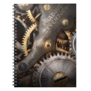 Steampunk - Zahnräder - Horologie Notizblock