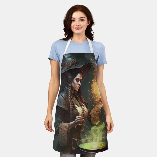 Steampunk-Zauberei-Schürze Schürze (Getragen)