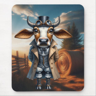 Steampunk-Zebu-Mauspad Mousepad
