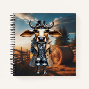 Steampunk Zebu Notizbuch
