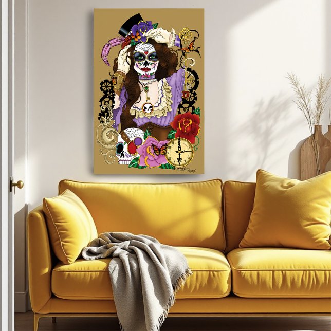 Steampunk Zucker-Schädel Poster (Von Creator hochgeladen)