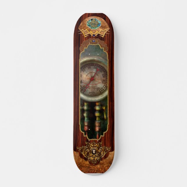 Steampunk - Zug - Bremszylinder Skateboard (Vorne)