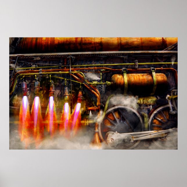 Steampunk - Zug - Der Superexpress Poster (Vorne)