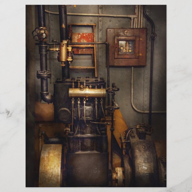 Steampunk - Zurück im Motor Flyer (Vorne)