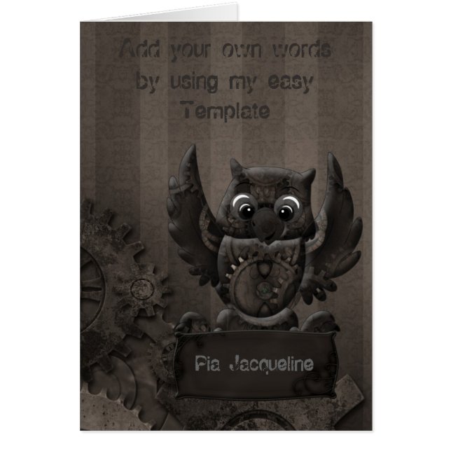 Steampunkarte (Vorne)