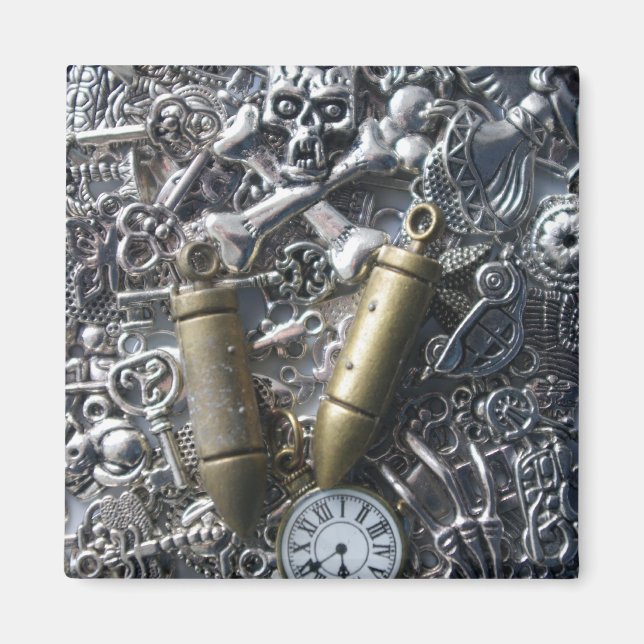 Steampunkcharms Magnet (Vorne)