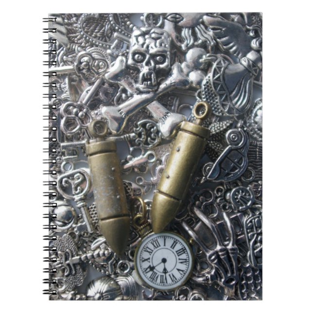 Steampunkcharms Notizblock (Vorderseite)