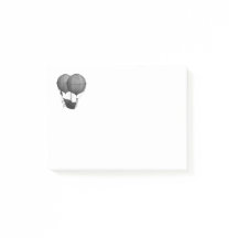 Steampunkdesign Schwarz-Weiß-Flying-Maschine