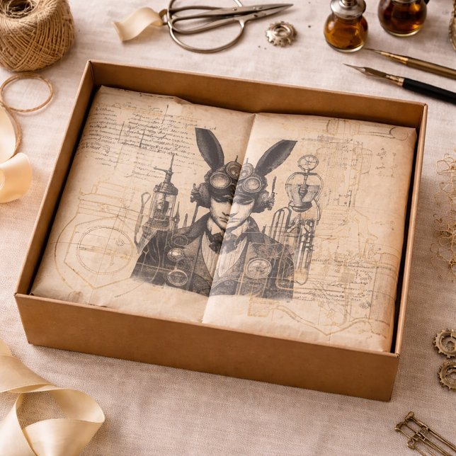 Steampunker mit sonnigen Ohren Seidenpapier (Von Creator hochgeladen)