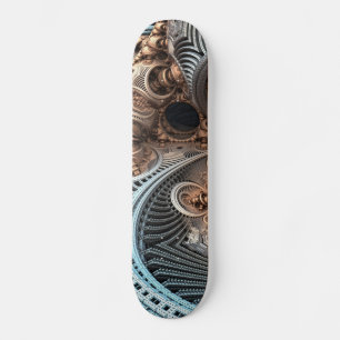 Steampunkgetriebe Skateboard