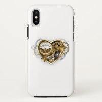 Steampunkherz mit Manometer