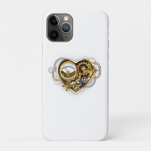 Steampunkherz mit Manometer Case-Mate iPhone Hülle (Rückseite)