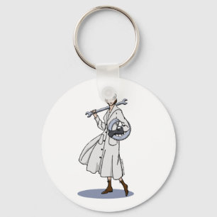 Steampunkingenieur Schlüsselanhänger