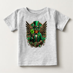 Steampunkklee am St. Patrick's Day Baby T-shirt