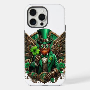 Steampunkklee am St. Patrick's Day iPhone 15 Pro Max Hülle