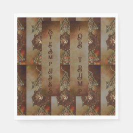 STEAMPUNKS FÜR TRUMP SERVIETTE