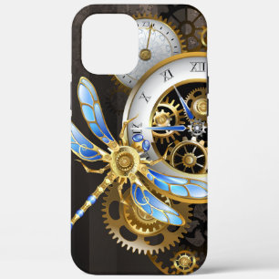 Steampunkuhr mit mechanischem Drachenfliegen Case-Mate iPhone Hülle