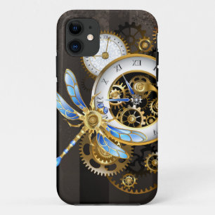 Steampunkuhr mit mechanischer Libelle Case-Mate iPhone Hülle