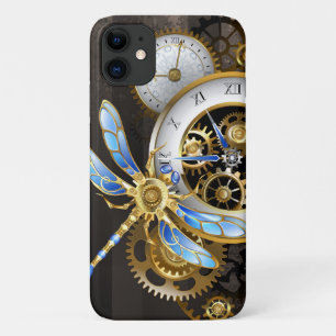 Steampunkuhr mit mechanischer Libelle Case-Mate iPhone Hülle