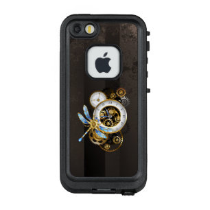 Steampunkuhr mit mechanischer Libelle LifeProof FRÄ’ iPhone SE/5/5s Hülle
