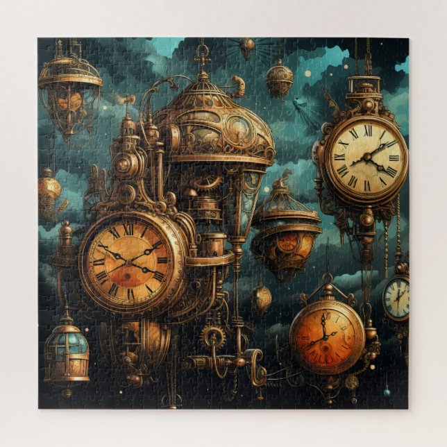 Steampunkuhren Puzzle (Vertikal)