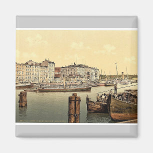 Steamschiff, Stettin Harbour, Pommeraina, Germa Magnet